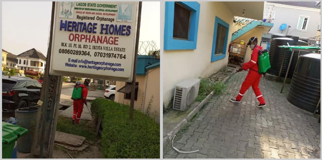 Fumigation at Orphanage Home